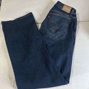 Levi’s Women’s curvy 529 Boot Cut Blue Jeans size 8 M Boho